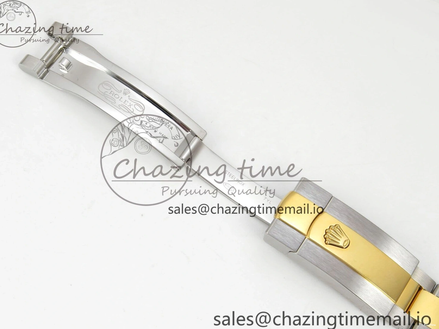 MiroTime 0511 DateJust 31 278383RBR THBF 1:1 Best Edition 904L Steel White Roman Dial Diamonds Bezel on SS YG Oyster Bracelet HZ Cal. Minimalist 44